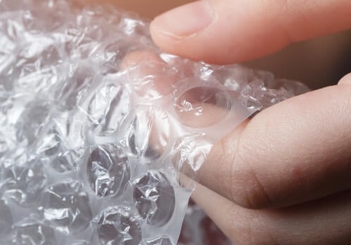envoltorio plastico burbujas